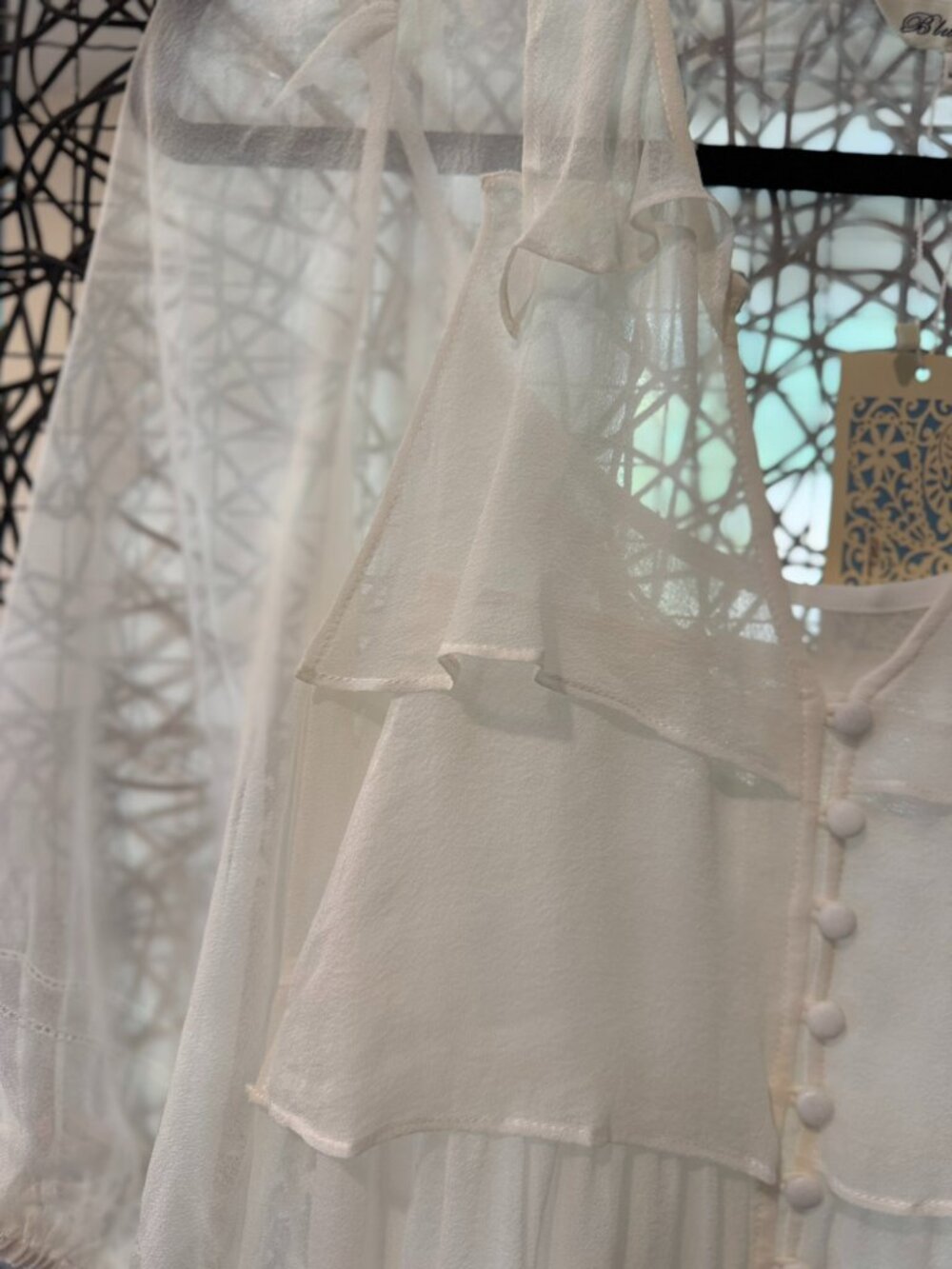 Chiffon Ruffle Blouse (3075) - Picture 5 of 5